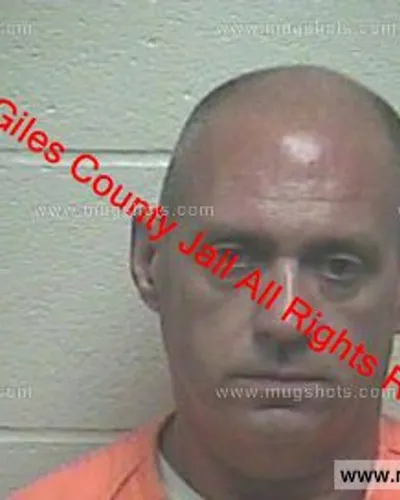 Booking photo of Jeffery Glenn Ledbetter, Giles County, Dec 25, 2018