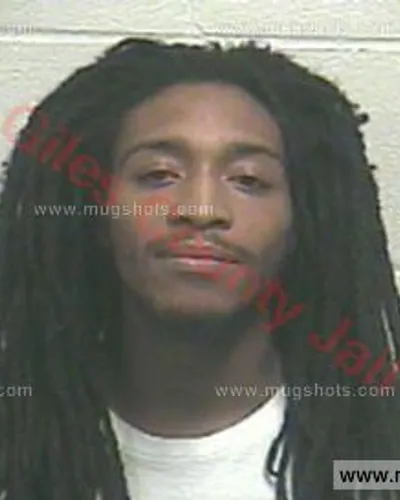 Booking photo of Kendrick Young, Giles County, Oct 30, 2015