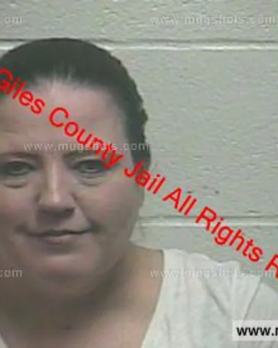 Booking photo of Nancy Quire, Giles County, Jan 22, 2020