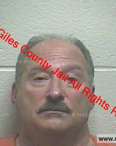 Booking photo of John Cash, Giles County, Jan 9, 2020