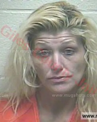 Booking photo of Kimberly Ann Vargas, Giles County, Jan 12, 2018