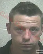 Booking photo of Douglas Shaun Moore, Giles County, May 25, 2016