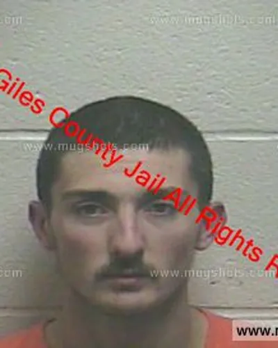 Booking photo of Steven Tyler Head, Giles County, Dec 28, 2019