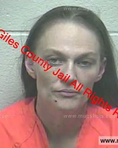 Booking photo of Amanda Danyle Brown, Giles County, Apr 18, 2019