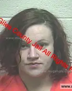 Booking photo of Kristin Marie Allen, Giles County, Dec 25, 2018