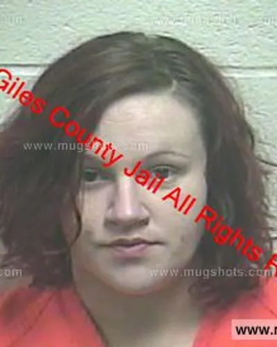 Booking photo of Kristin Allen, Giles County, Dec 25, 2018