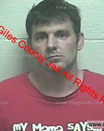 Booking photo of Travis Hill, Giles County, Dec 7, 2019