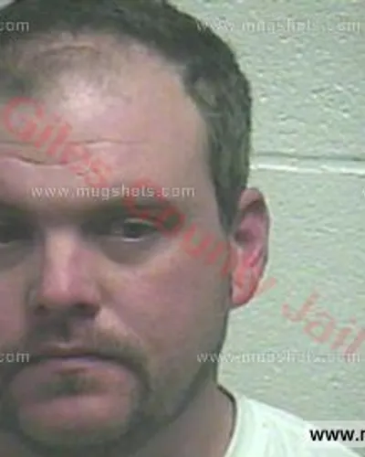 Booking photo of Cecil Whited, Giles County, Feb 17, 2016