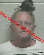 Booking photo of HEATHER LEE WOODARD, Giles County, Apr 2, 2020