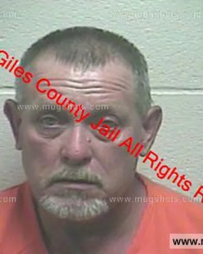 Booking photo of Anthony Oakley, Giles County, Mar 30, 2019