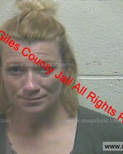Booking photo of Lacey Meade, Giles County, May 17, 2019