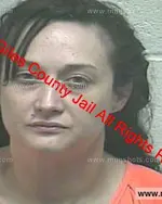 Booking photo of Courtney Marie Hatchett, Giles County, May 24, 2019