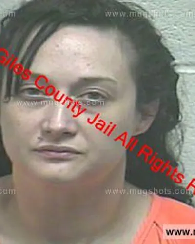 Booking photo of Courtney Marie Hatchett, Giles County, May 24, 2019