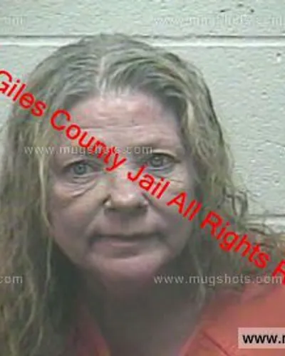 Booking photo of Brenda Terry, Giles County, May 17, 2019