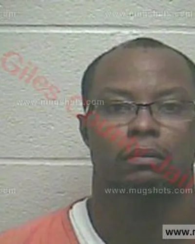 Booking photo of Randy Gene Massey, Giles County, May 10, 2018