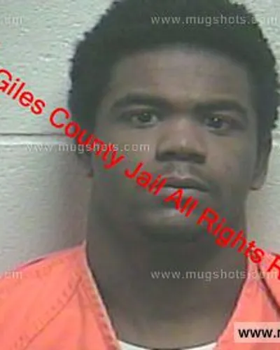 Booking photo of Mustafa Slater, Giles County, Mar 13, 2019