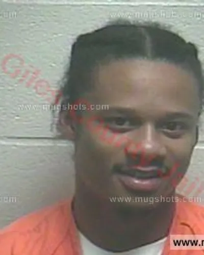 Booking photo of Treadence Lee Howard, Giles County, Oct 15, 2016