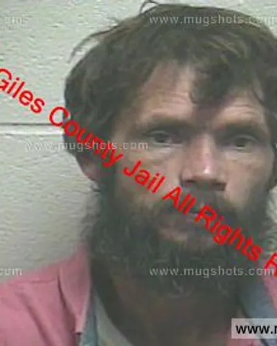 Booking photo of Joseph Meeks, Giles County, Dec 15, 2019