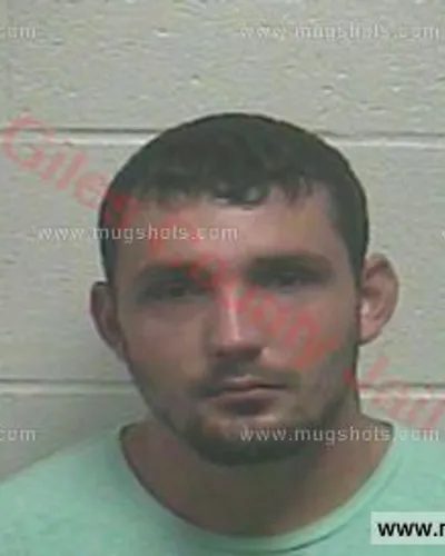 Booking photo of Ashton T Adams, Giles County, Oct 11, 2017