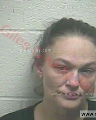 Booking photo of Amanda Danyle Brown, Giles County, Mar 20, 2018