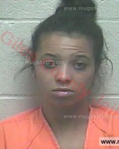 Booking photo of Tiffany Caitlyn Sutton, Giles County, Jun 13, 2018