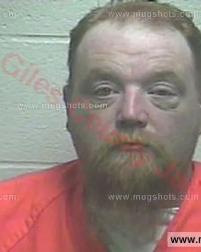 Booking photo of Patrick Kreg Jackson, Giles County, Oct 24, 2016