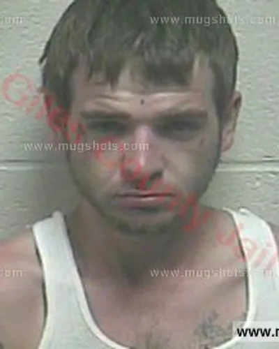 Booking photo of Matthew Douglas Nattress, Giles County, Jul 9, 2017