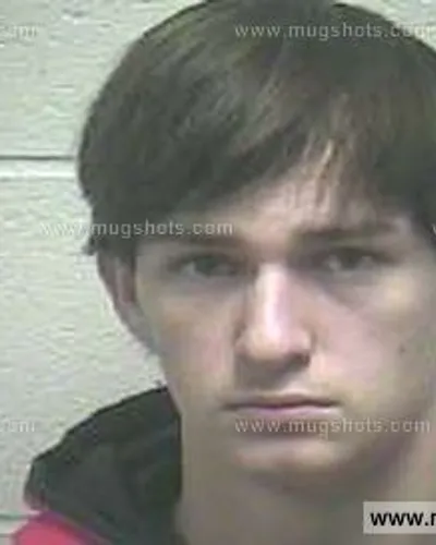 Booking photo of Landon Alexander Thornton, Giles County, Dec 28, 2014