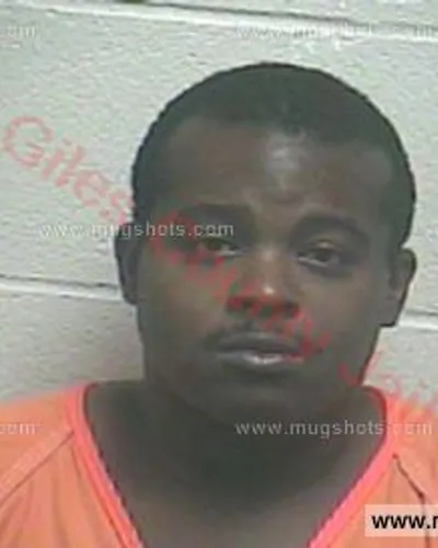 Booking photo of Ahammad Fletcher, Giles County, Jun 9, 2016