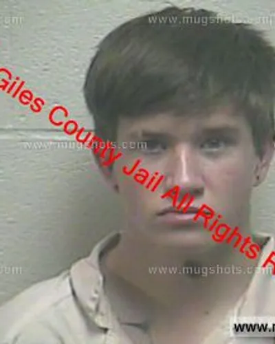 Booking photo of Logan Cagle, Giles County, Sep 27, 2019