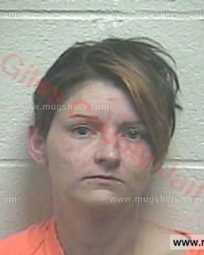 Booking photo of Amanda Dye, Giles County, Jan 26, 2018