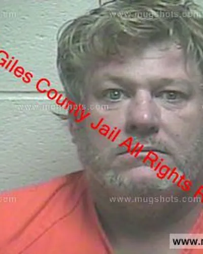 Booking photo of Brant Griggs, Giles County, May 16, 2020