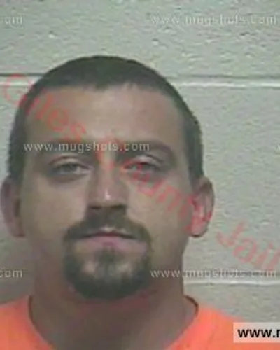 Booking photo of Dennis Eugene Whitaker, Giles County, Oct 15, 2017