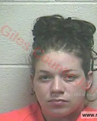 Booking photo of Crystal Ann Mason, Giles County, Mar 7, 2018