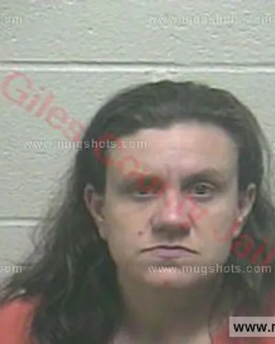 Booking photo of Crystal Mathis, Giles County, Mar 11, 2018