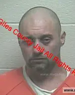 Booking photo of Waylon James Parsons, Giles County, Dec 25, 2018