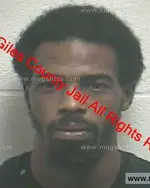 Booking photo of BRANDON T HARRIS, Giles County, Dec 25, 2018