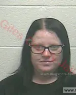 Booking photo of Mary Elizabeth Neal, Giles County, Feb 1, 2018