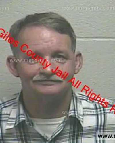 Booking photo of Barry Reynolds, Giles County, Feb 8, 2019