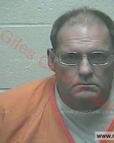 Booking photo of Jerry Wise, Giles County, Apr 28, 2018