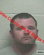 Booking photo of Robert William Payne Jr., Giles County, Apr 20, 2019