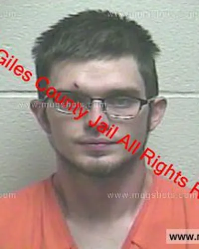Booking photo of Jonah Mowinski, Giles County, Nov 13, 2019