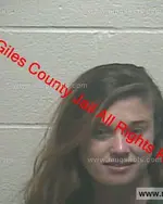 Booking photo of Betsy Megan Chapman, Giles County, Dec 9, 2019