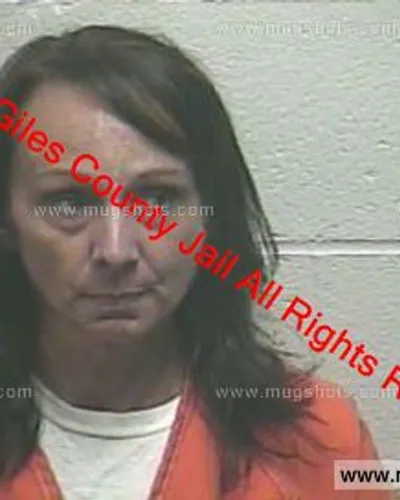 Booking photo of Ronda Fletcher, Giles County, Jan 29, 2020