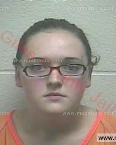 Booking photo of Stefanee Angel, Giles County, Jan 19, 2017