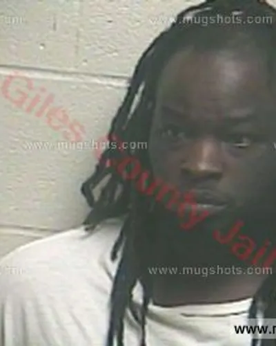 Booking photo of Sampson Turner, Giles County, Jul 23, 2016