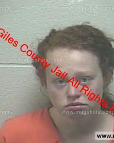 Booking photo of Shyanna J Green, Giles County, Sep 27, 2019