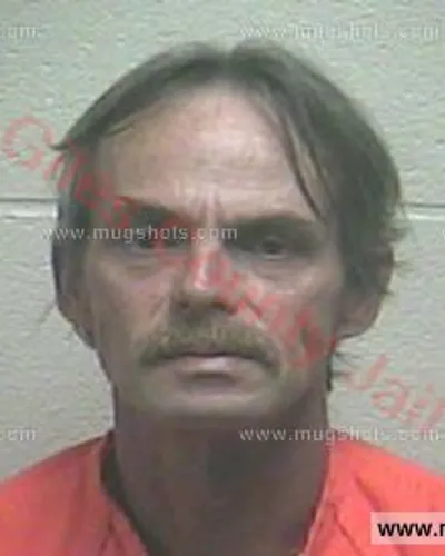 Booking photo of Darren Robert Baxter, Giles County, Jul 14, 2017