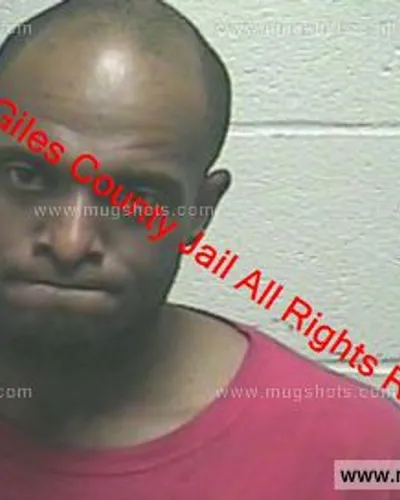 Booking photo of Marcus Gentry, Giles County, Apr 24, 2019