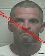 Booking photo of Mickey Lee Davis, Giles County, May 9, 2020